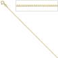 Preview: Venezianerkette 585 Gelbgold 1,5 mm 45 cm Gold Kette Halskette Goldkette