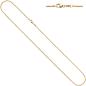 Preview: Erbskette 333 Gelbgold 2,5 mm 42 cm Gold Kette Halskette Goldkette Karabiner