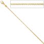 Preview: Erbskette 585 Gelbgold 1,5 mm 36 cm Gold Kette Halskette Goldkette Karabiner