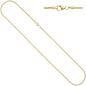 Preview: Schlangenkette 585 Gelbgold 1,4 mm 40 cm Gold Kette Halskette Goldkette