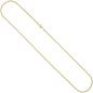 Preview: Schlangenkette 585 Gelbgold 1,4 mm 40 cm Gold Kette Halskette Goldkette