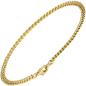 Preview: Panzerarmband 333 Gelbgold massiv 21 cm Gold Armband Goldarmband Karabiner