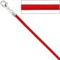 Preview: Collier Halskette Seide rot 2,8 mm 42 cm, Verschluss 925 Silber Kette