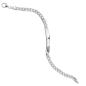 Preview: Schildband 925 Sterling Silber 19 cm Gravur ID Armband Karabiner