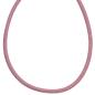 Preview: Leder Halskette Kette Schnur rosa 100 cm