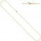 Preview: Weit-Ankerkette 585 Gelbgold 2 mm 45 cm Karabiner Gold Kette Halskette Goldkette