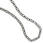 Preview: Königskette 925 Silber 7,2 mm 60 cm Karabiner Halskette Kette Silberkette