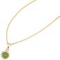 Preview: Pendant round 585 gold yellow gold 1 peridot green Peridot pendant