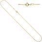 Preview: Ankerkette 585 Gelbgold 1,2 mm 45 cm Gold Kette Halskette Goldkette Federring