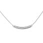 Preview: Collier Halskette 925 Sterling Silber mit Zirkonia 45 cm Kette Silberkette