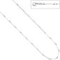 Preview: Collier Halskette 925 Sterling Silber 42 cm Kette Silberkette