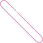 Preview: Rundankerkette Edelstahl pink lackiert 45 cm Kette Halskette Karabiner