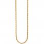 Preview: Königskette 925 Sterling Silber gold vergoldet 3,2 mm 45 cm Kette Halskette