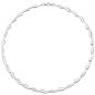 Preview: Collier Halskette 925 Sterling Silber 45 cm Kette Silberkette