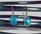 Preview: Earrings 925 silver turquoise