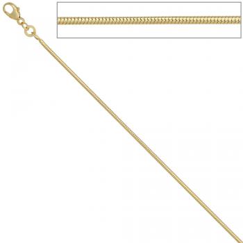 Schlangenkette 333 Gelbgold 1,4 mm 42 cm Gold Kette Halskette Goldkette