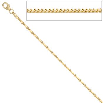 Bingokette 585 Gelbgold 1,2 mm 38 cm Gold Kette Halskette Goldkette Karabiner