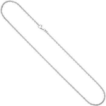 Ankerkette 925 Silber 2 mm 50 cm Halskette Kette Silberkette Karabiner