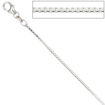 Venezianerkette 925 Silber 1,2 mm 36 cm Halskette Kette Silberkette Karabiner