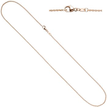 Ankerkette 585 Rotgold 1,5 mm 45 cm Gold Kette Halskette Rotgoldkette Karabiner