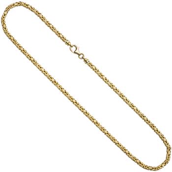 Königskette 585 Gelbgold 3,2 mm 80 cm Gold Kette Halskette Goldkette Karabiner