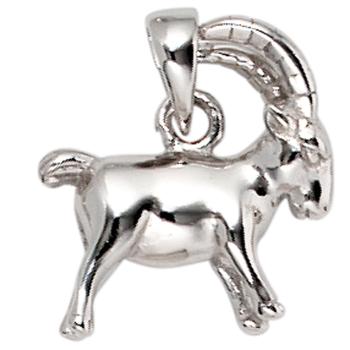 Anhänger Sternzeichen Steinbock 925 Sterling Silber Sternzeichenanhänger