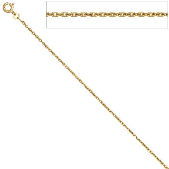 Ankerkette 585 Gelbgold diamantiert 1,6 mm 60 cm Gold Kette Halskette Goldkette