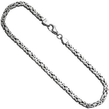 Königskette 925 Silber 7,2 mm 50 cm Karabiner Halskette Kette Silberkette