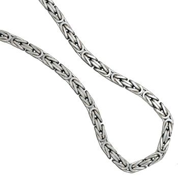 Königskette 925 Silber 7,2 mm 50 cm Karabiner Halskette Kette Silberkette