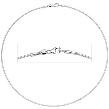 Halsreif 925 Sterling Silber 1,4 mm 42 cm Kette Halskette Silberhalsreif