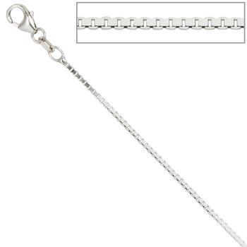 Venezianerkette 925 Silber 1,2 mm 50 cm Halskette Kette Silberkette Karabiner