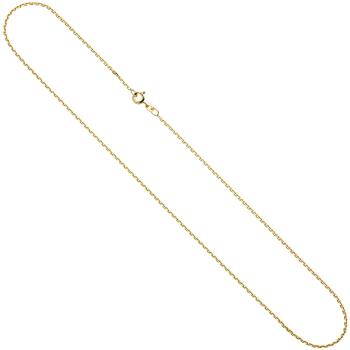 Ankerkette 333 Gelbgold 1,2 mm 45 cm Gold Kette Halskette Goldkette Federring