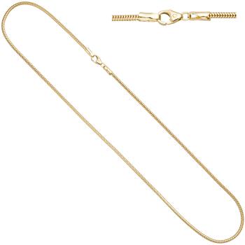 Schlangenkette aus 333 Gelbgold 1,9 mm 42 cm Gold Kette Halskette Goldkette