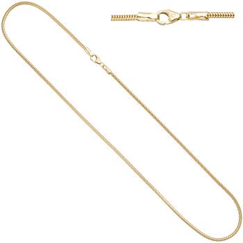 Schlangenkette aus 333 Gelbgold 1,9 mm 45 cm Gold Kette Halskette Goldkette