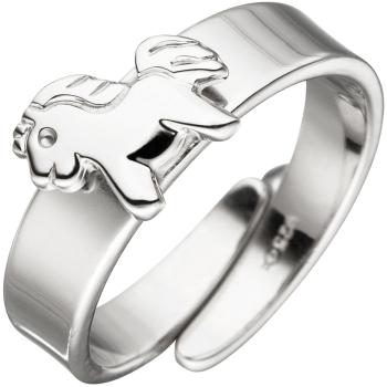 Kinder Ring Pferd Pony 925 Sterling Silber Silberring Kinderring verstellbar