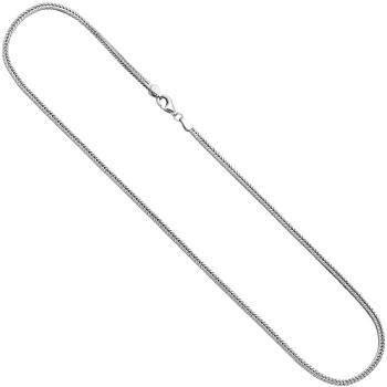 Fuchsschwanzkette 925 Silber 2,5 mm 45 cm Kette Halskette Silberkette Karabiner