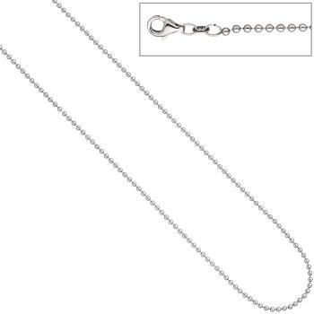 Kugelkette 925 Silber 2,0 mm 45 cm Kette Halskette Silberkette Karabiner