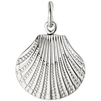 Anhänger Muschel 925 Sterling Silber Silberanhänger