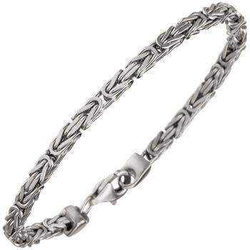 Königsarmband 925 Sterling Silber 21 cm Armband Silberarmband