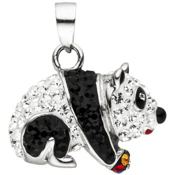 Kinder Anhänger Panda Pandabär 925 Sterling Silber