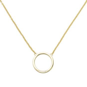 Collier Halskette 585 Gold Gelbgold 7 Diamanten Brillanten 44 cm Kette