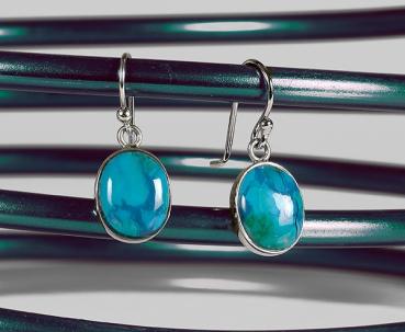 Earrings 925 silver turquoise