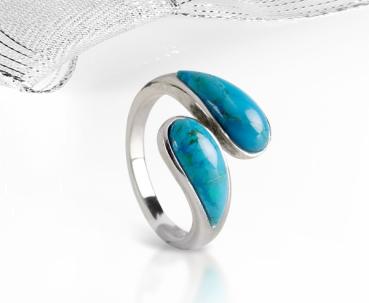 Ring 925 silver turquoise