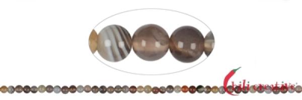 Strand of agate balls 4 mm