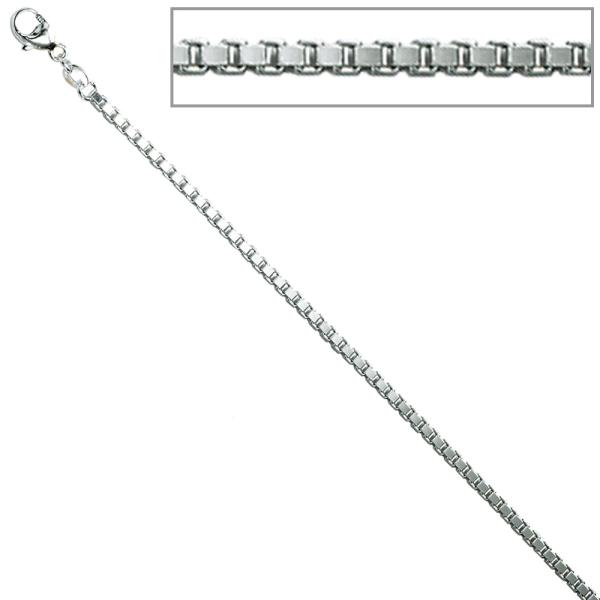 Venezianerkette 925 Silber 1,8 mm 50 cm Halskette Kette Silberkette Karabiner