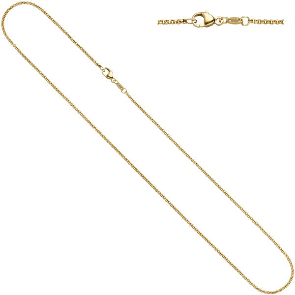 Erbskette 333 Gelbgold 2,5 mm 42 cm Gold Kette Halskette Goldkette Karabiner