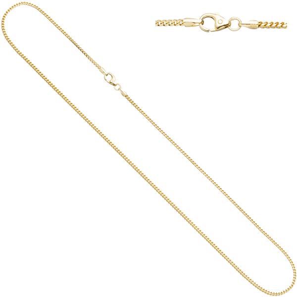 Bingokette 585 Gelbgold 1,2 mm 38 cm Gold Kette Halskette Goldkette Karabiner