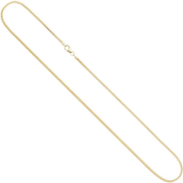 Bingokette 585 Gelbgold 1,2 mm 38 cm Gold Kette Halskette Goldkette Karabiner