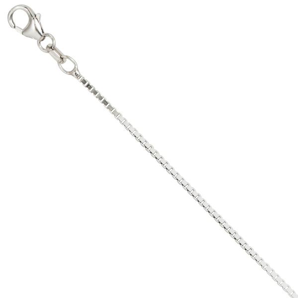 Venezianerkette 925 Silber 1,2 mm 36 cm Halskette Kette Silberkette Karabiner