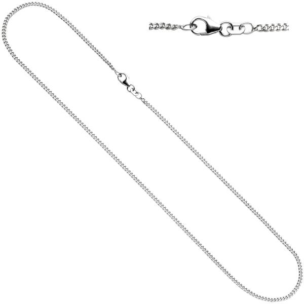 Panzerkette 925 Silber 2,5 mm 45 cm Halskette Kette Silberkette Karabiner